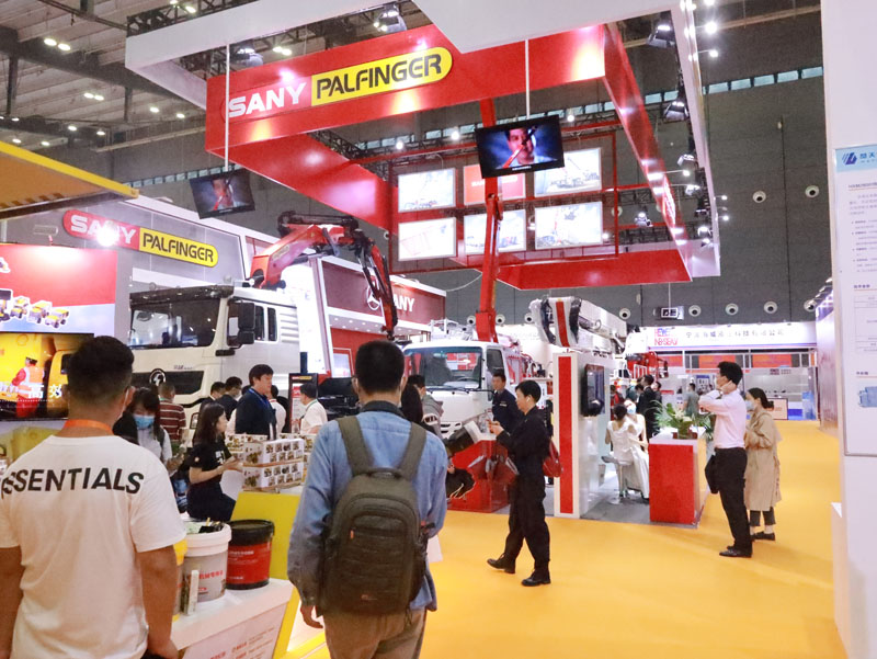 吊裝靚仔-2021年長沙國際工程機(jī)械展上的三一帕爾菲格吊機(jī)