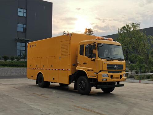 天錦100kw裝備型救險車